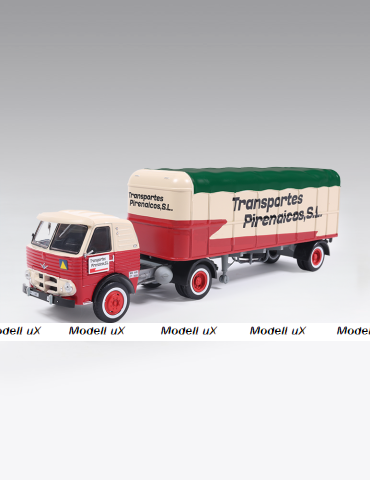 Pegaso Z-702 with semi-trailer "Transporte Pirenaicos", 1960, , Camiones Espanoles, №4, Salvat 1:43