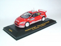 Peugeot 307 WRC Winner Rally Finland 2004 Grönholm/Rautiainen - dirty version - limited to 1299 pieces, IXO 1:43