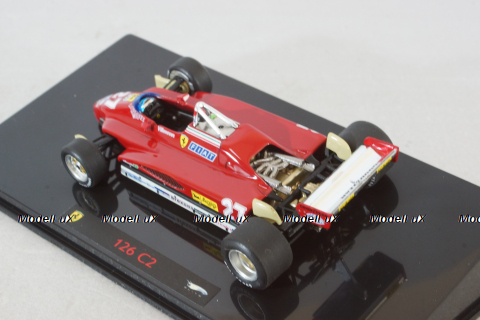 Ferrari 126 C2 Gilles Villeneuve, 2nd Place San Marino GP 1982, N5580, Hot Wheels Elite 1:43
