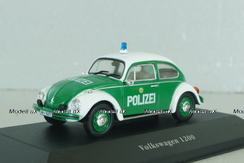 Volkswagen Beetle 1200 Polizei 1977, Atlas Police Cars Collection 1:43