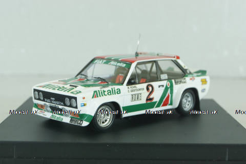 Fiat 131 Abarth #2 rally Monte Carlo 1978, W.Rohrl/С.Geisttorfrer, white, 1409, Trofeu 1:43