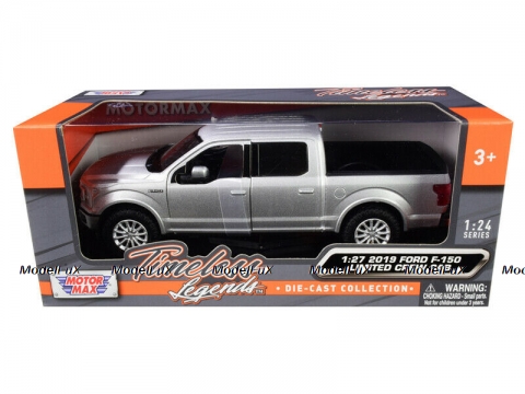 Ford F-150 Limited Crew Cab silver, MotorMax 1:24