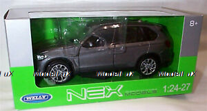 BMW X5 (F15) metallic-grey, 24052, Welly 1:24