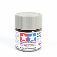 Краска глянцевая акриловая (Titanium Silver), Tamiya X-32