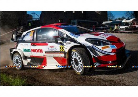 Toyota Yaris WRC #33 2nd Rally Croatia 2021 Elfyn Evans - Scott Martin, S6589, Spark 1:43