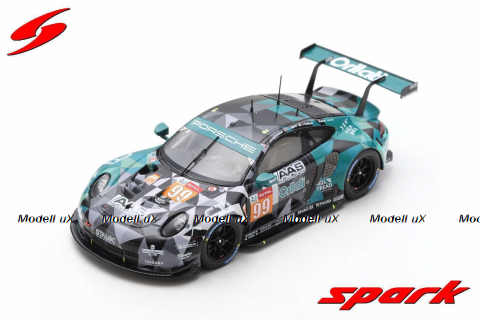 Porsche 911 RSR No.99 Dempsey-Proton Racing 24H Le Mans 2020 J. Andlauer V. Inthraphuvasak L. Légeret, S7996, Spark 1:43