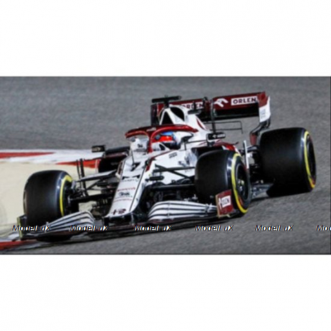 Alfa Romeo Racing ORLEN C41 No.7 Alfa Romeo Sauber F1 Team Bahrain GP 2021 Kimi Räikkönen, 18S578, Spark 1:18