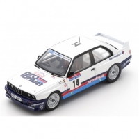 BMW E30 No.14 Tour de Corse Rally de France 1987 - M. Duez - G. Biar, SF149, Spark 1:43