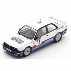 BMW E30 No.14 Tour de Corse Rally de France 1987 - M. Duez - G. Biar, SF149, Spark 1:43