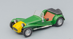 Lotus seven 1960, green, Суперкары, лучшие Автомобили Мира #36, Deagostini 1:43