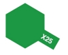 Краска глянцевая акриловая (Clear green), Tamiya X-25