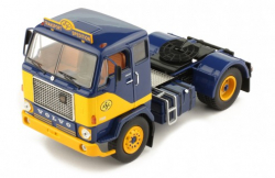 Volvo F88 Tractor Truck 2-ASSI 1971 yellow blue, TR034, IXO 1:43