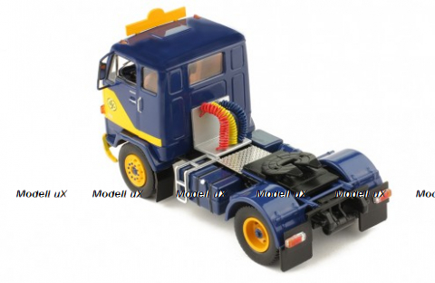 Volvo F88 Tractor Truck 2-ASSI 1971 yellow blue, TR034, IXO 1:43