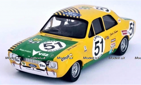 Ford Escort MkI RHD No.51 BP 24h Spa Francorchamps 1971 H.Akersloot/Y.Fontaine, Trofeu 1:43