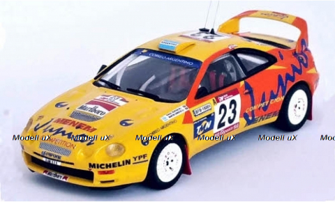 Toyota Celica GT Four No.23 Tomaz Auto Rallye WM Rally Portugal 1997 R.Sufan/M.Christie, Trofeu 1:43
