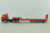 Mercedes SK 2436 with semi trailer, red 141963, Herpa 1:87
