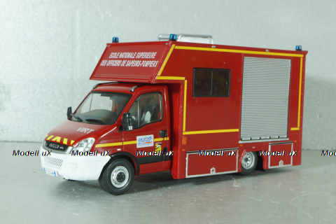 Iveco Daily 65C18 TIB, véhicule d'intervention risques technologiques (ENSOSP), Sapeurs-Pompiers №34, Altaya 1:43 С журналом!